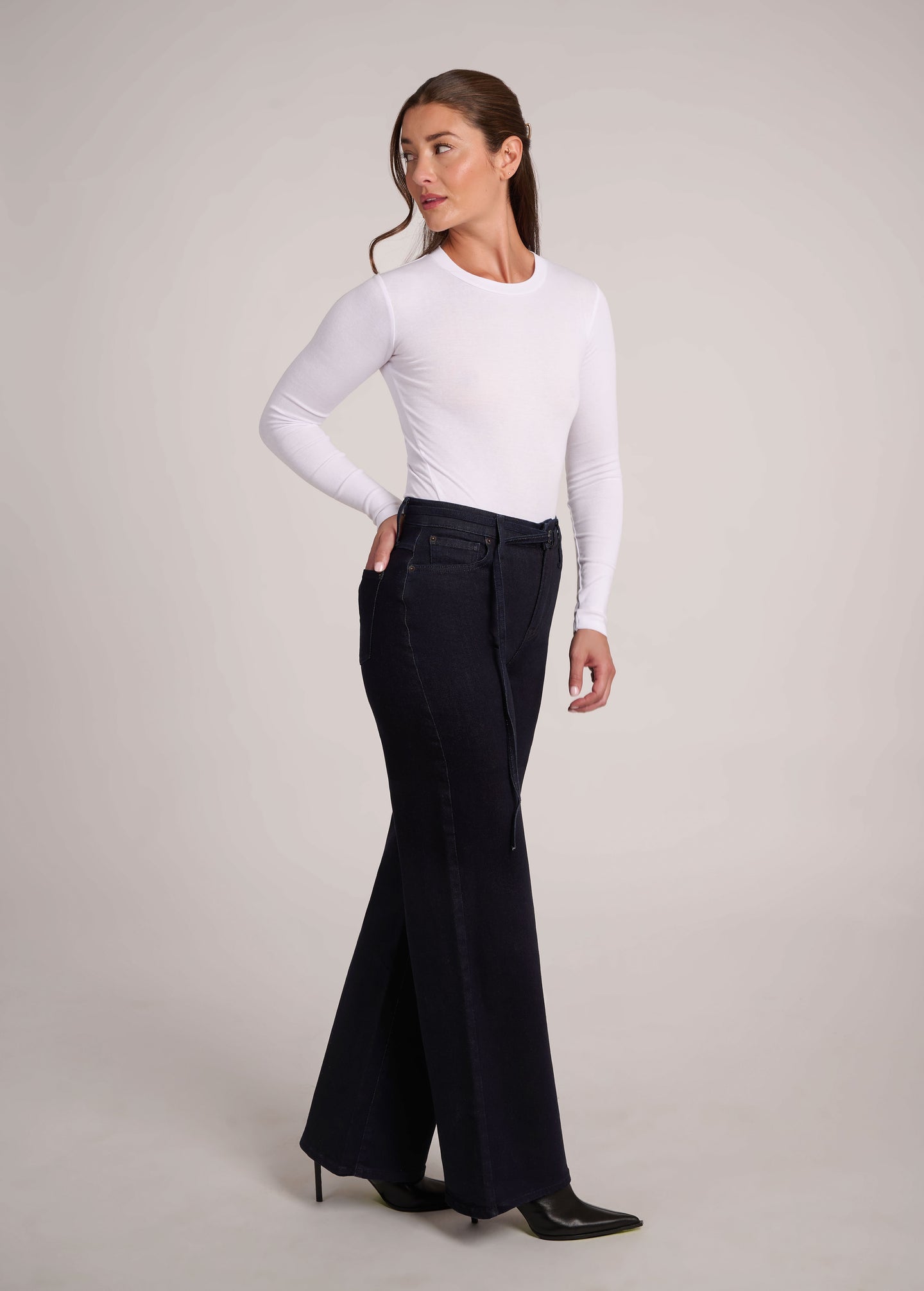 Yoga Jeans - Lily Wide Leg Jeans - Abel