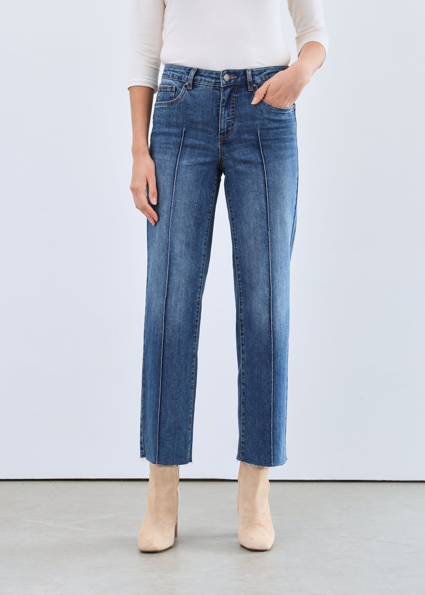 French Dressing Jeans - Olivia Wide Ankle Jean - SALE