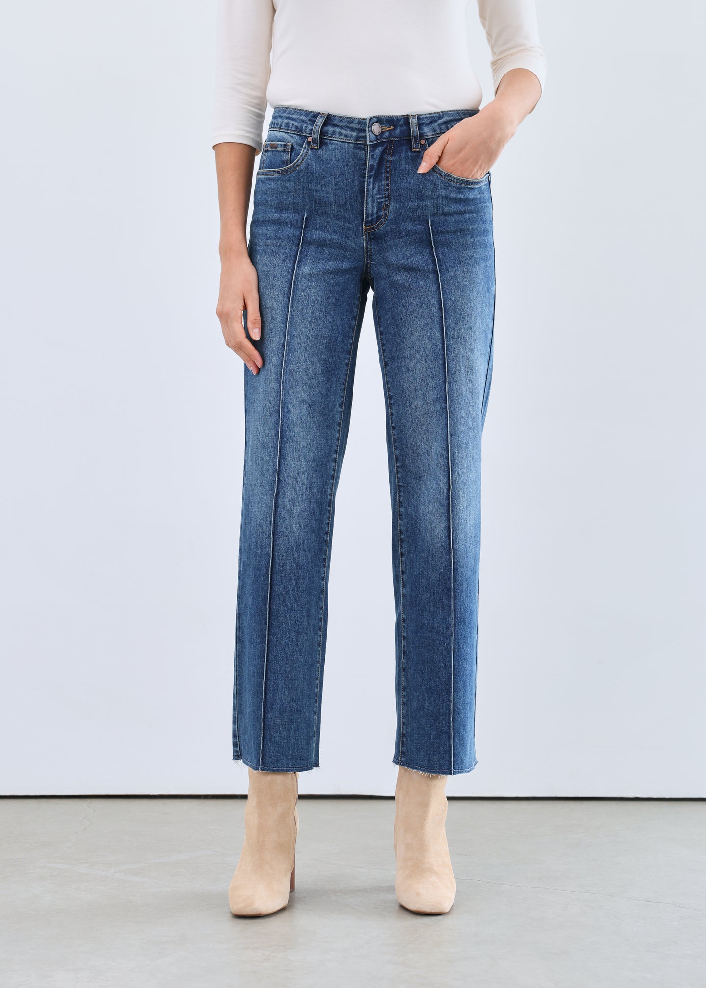 French Dressing Jeans - Olivia Wide Ankle Jean - SALE