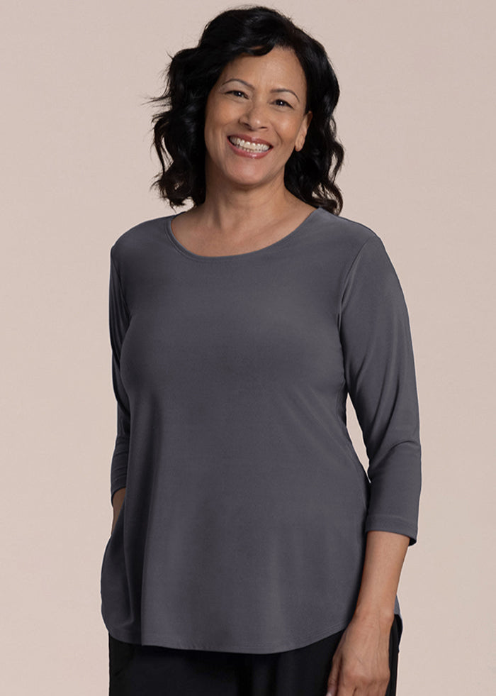 Sympli - 3/4 Sleeve Go To Classic Tee - Basic Colors