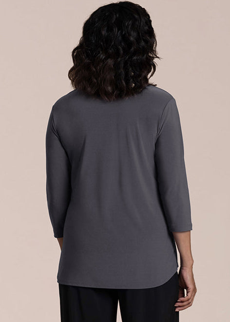 Sympli - 3/4 Sleeve Go To Classic Tee - Basic Colors