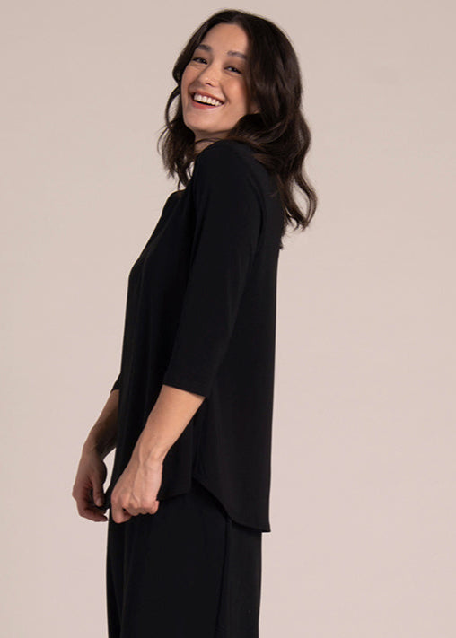 Sympli - 3/4 Sleeve Go To Classic Tee - Basic Colors