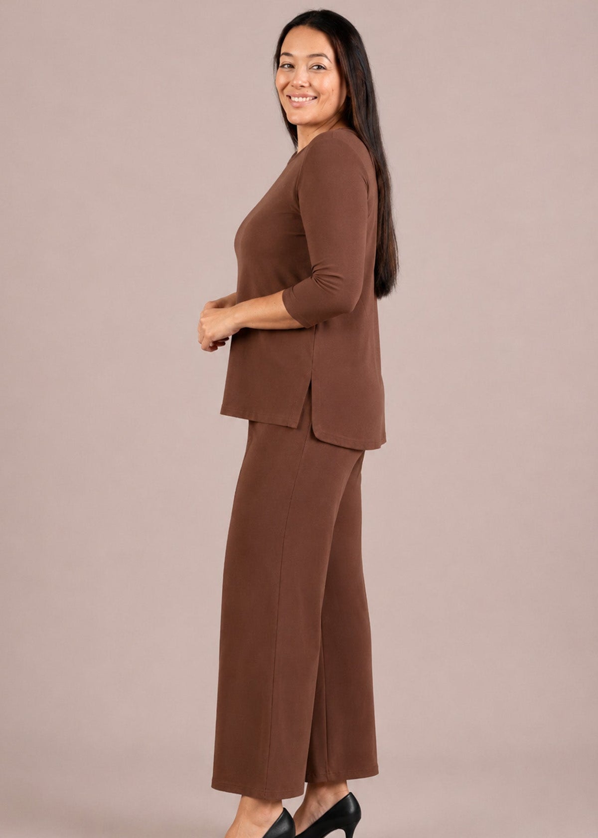 Sympli - 3/4 Sleeve Go To Classic Tee