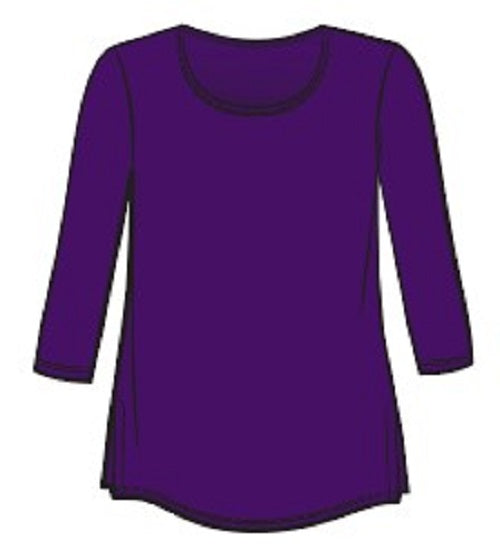 Sympli - 3/4 Sleeve Go To Classic Tee - Basic Colors