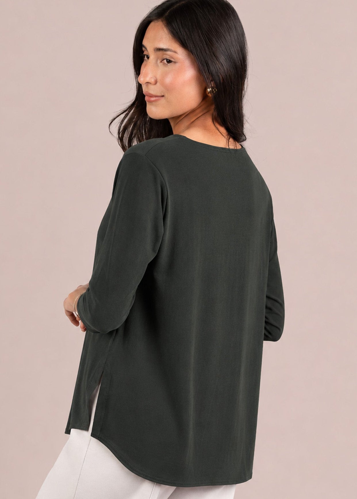 Sympli - 3/4 Sleeve Go To Classic Tee