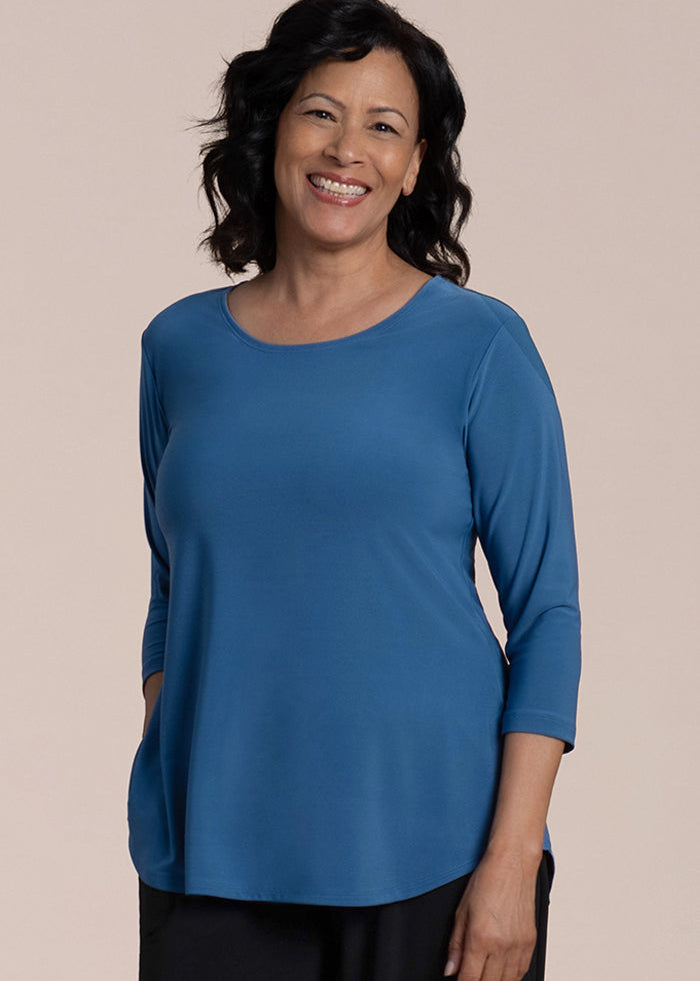 Sympli - 3/4 Sleeve Go To Classic Tee - Basic Colors