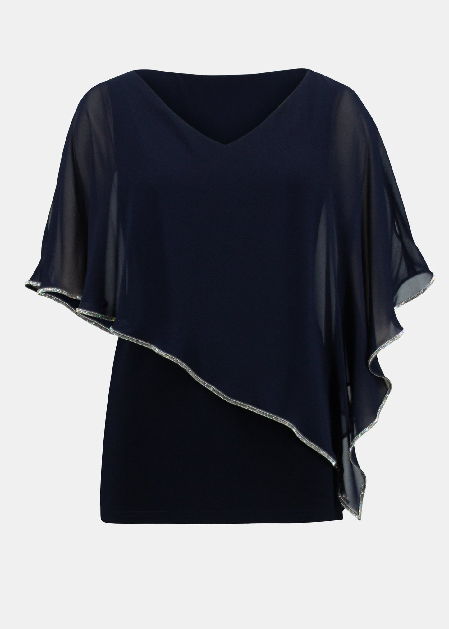 Joseph Ribkoff - Signature Chiffon Layered Poncho Tunic