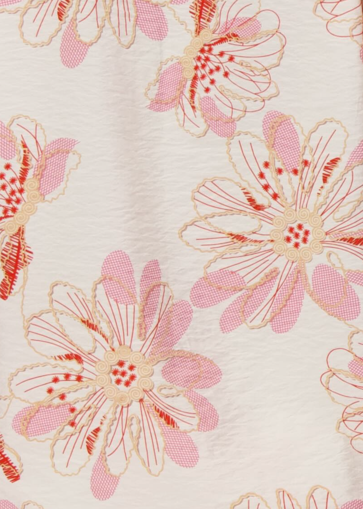 Spanner - Coral Belle Floral Hem Flounce Dress - SALE
