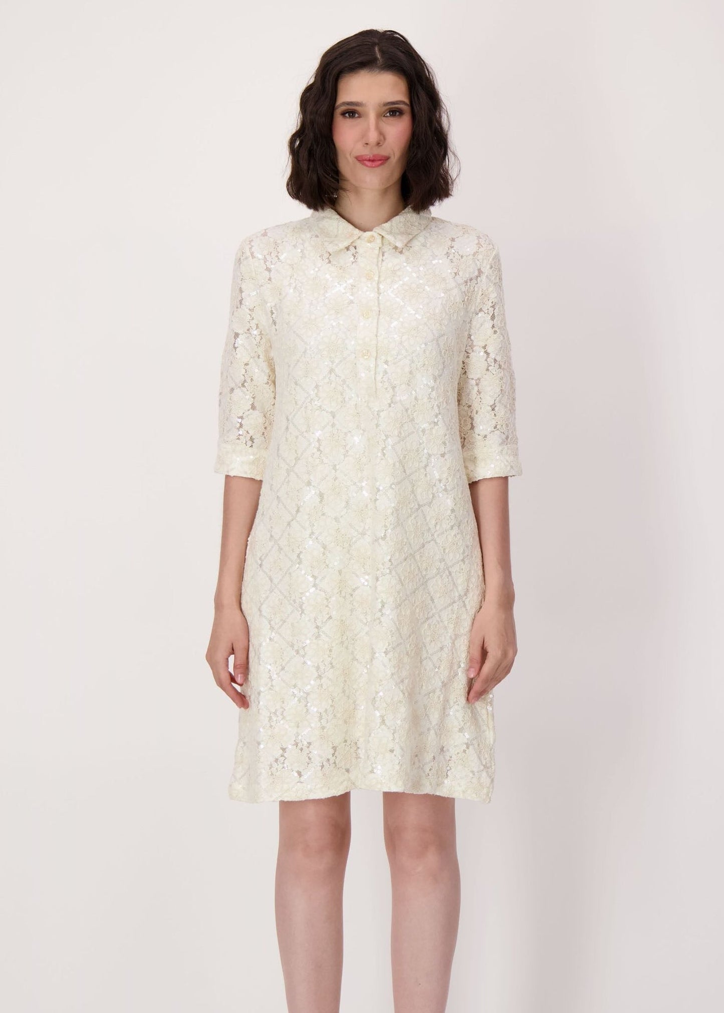 Spanner - Sequin Lace Tunic Dress With Slip - SALE