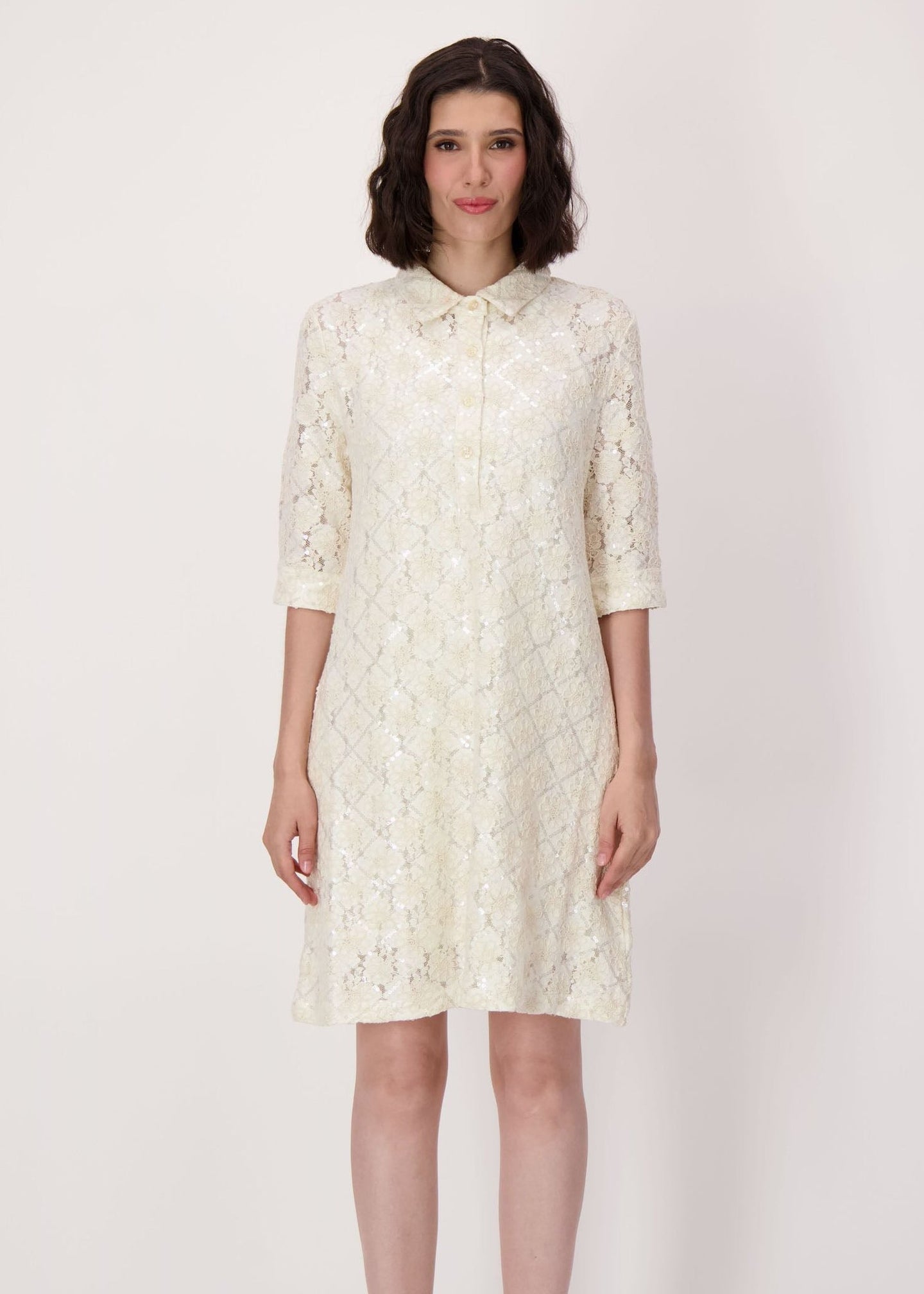 Spanner - Sequin Lace Tunic Dress With Slip - SALE