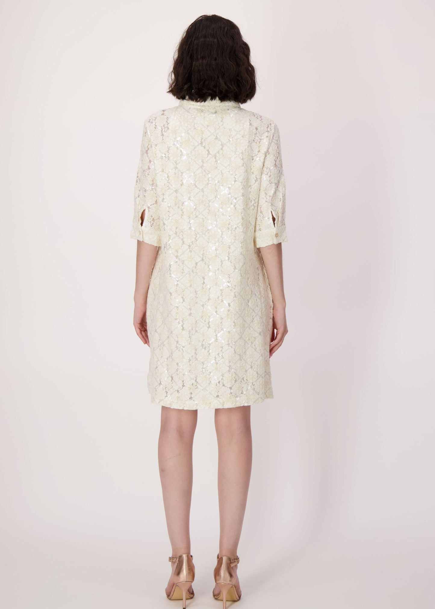 Spanner - Sequin Lace Tunic Dress With Slip - SALE
