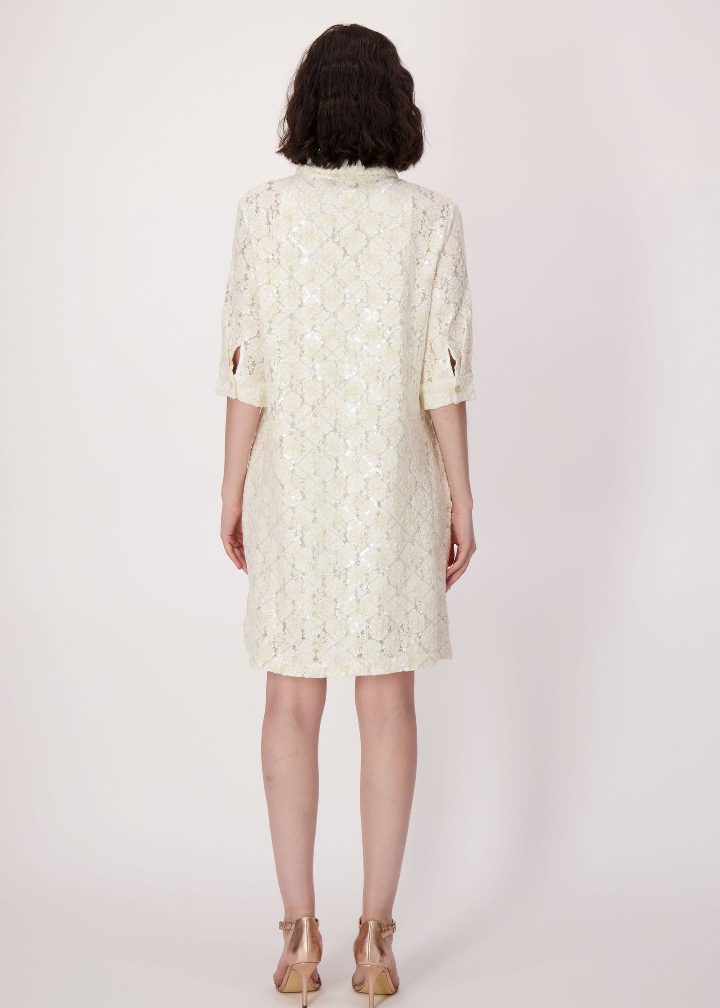 Spanner - Sequin Lace Tunic Dress With Slip - SALE