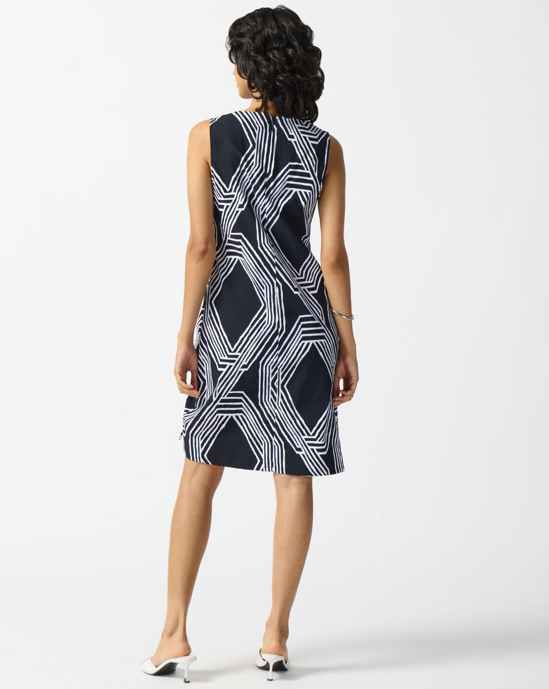 Joseph Ribkoff - Geometric Print A-Line Dress