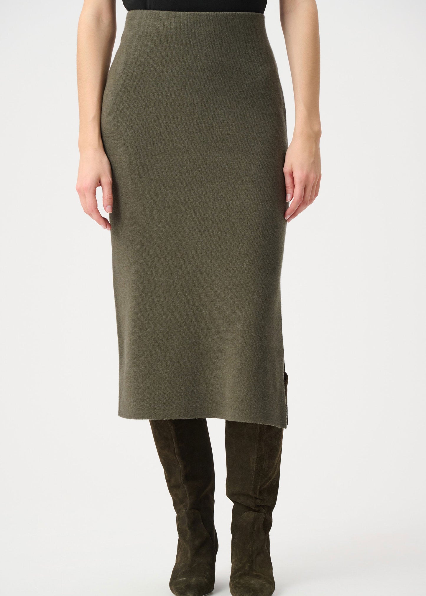 Joseph Ribkoff - Sweater Knit Midi Skirt