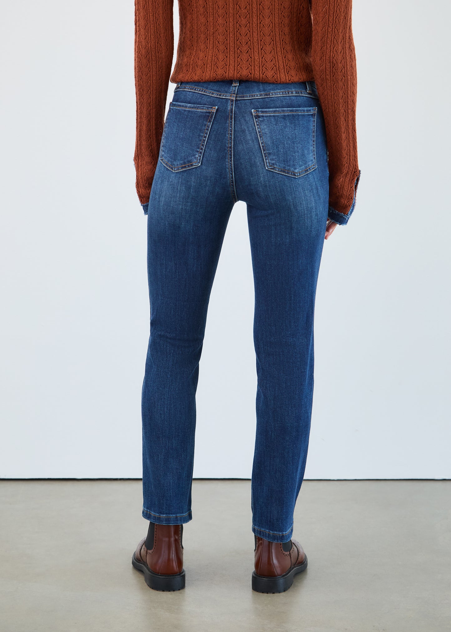 French Dressing Jeans - Basic Pull-On Straight Ankle Jean