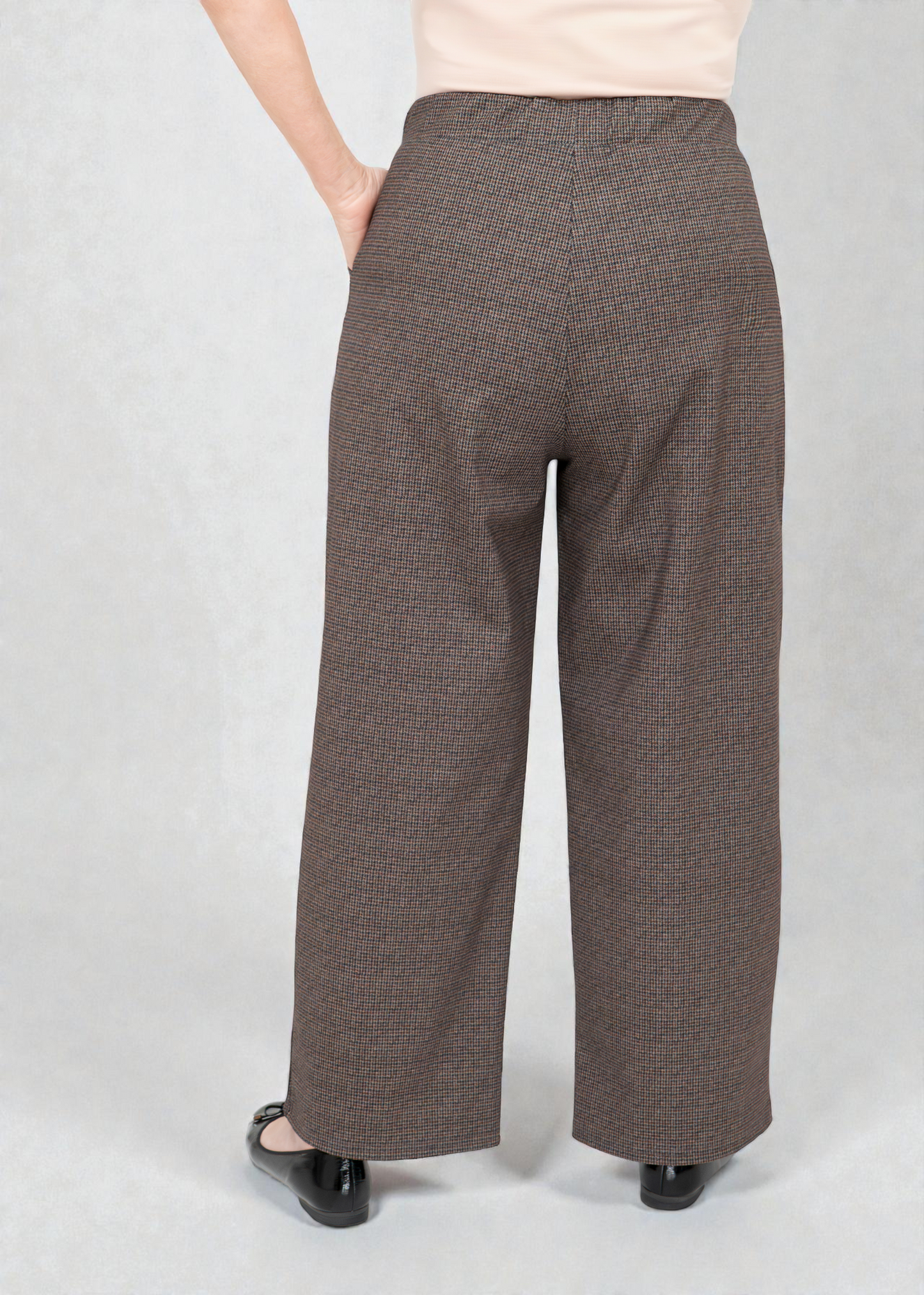 Shepherd's - Ponte Compass Pant Extended Houndstooth