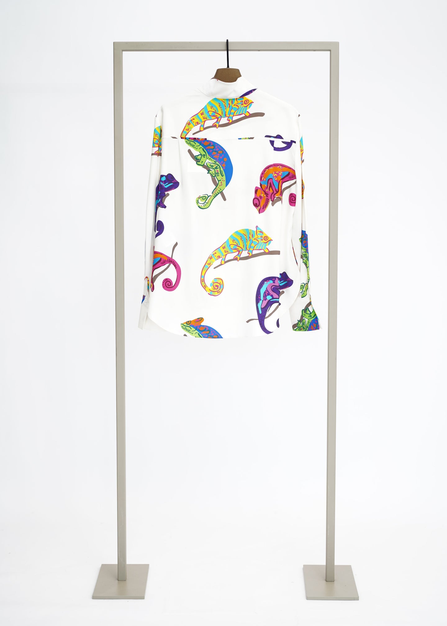 Herzen's - Silk Salamander Print Blouse