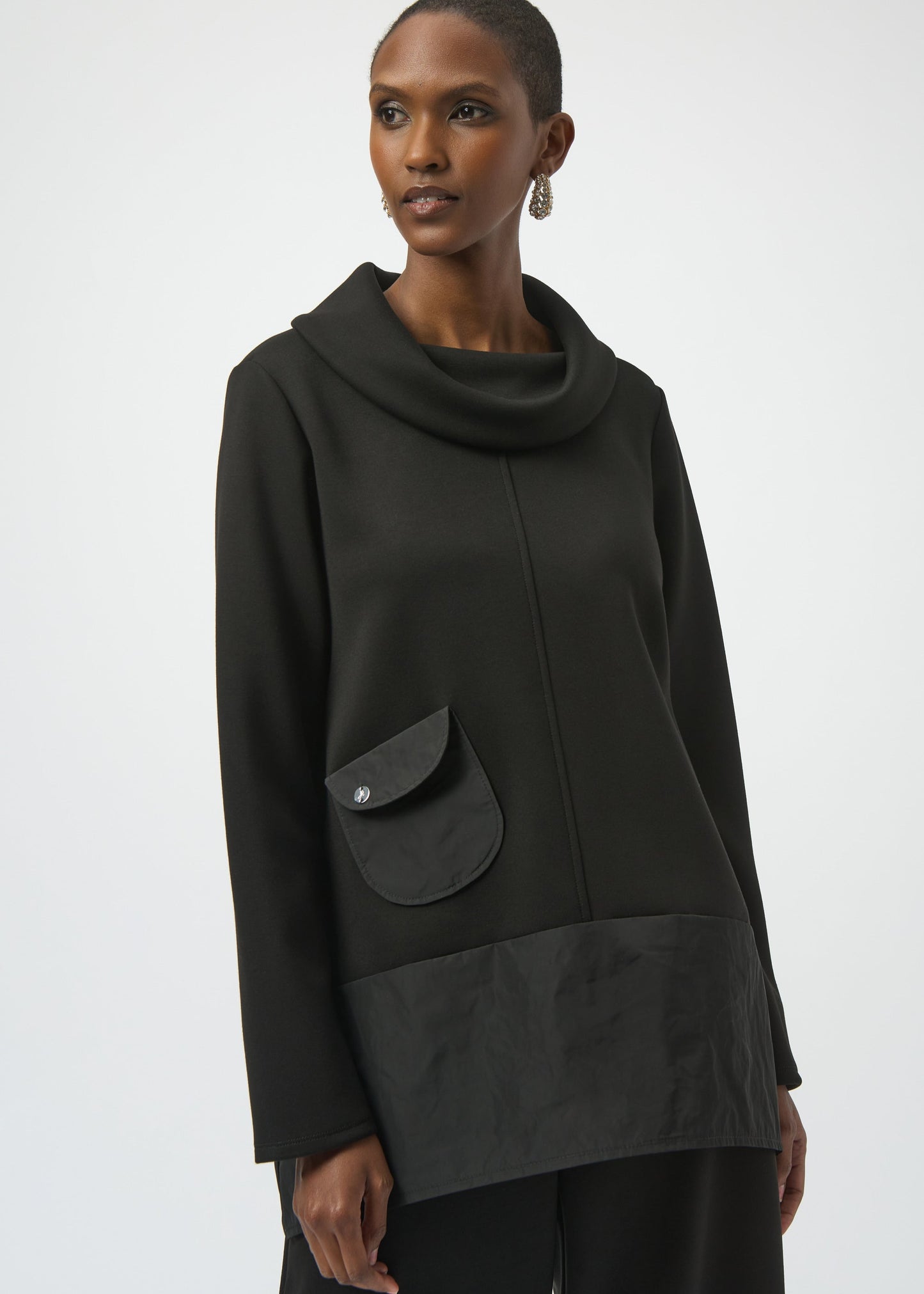 Joseph Ribkoff - Scuba Jersey and Memory Trapeze Tunic