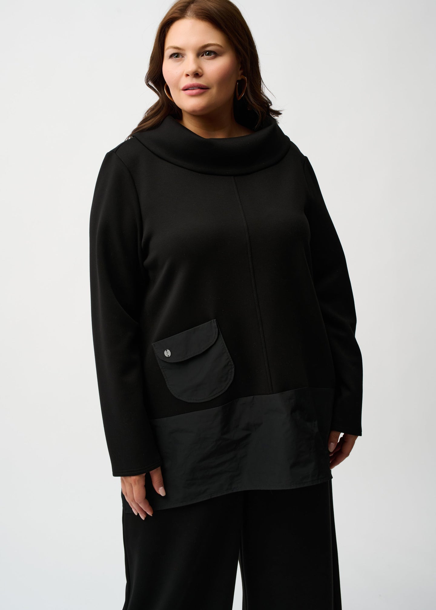 Joseph Ribkoff - Scuba Jersey and Memory Trapeze Tunic