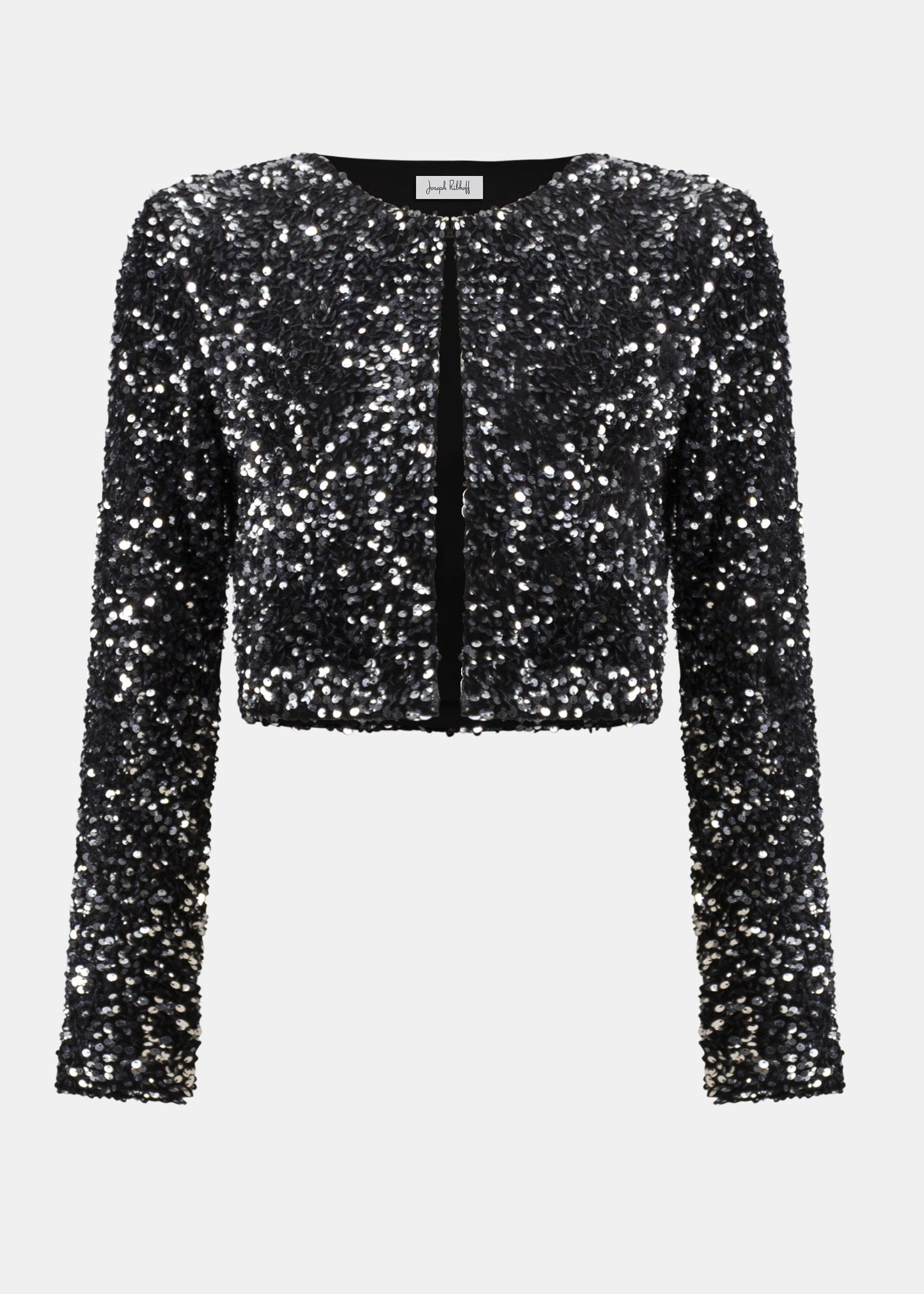 Joseph Ribkoff - Sequined Velvet Cropped Cover-Up