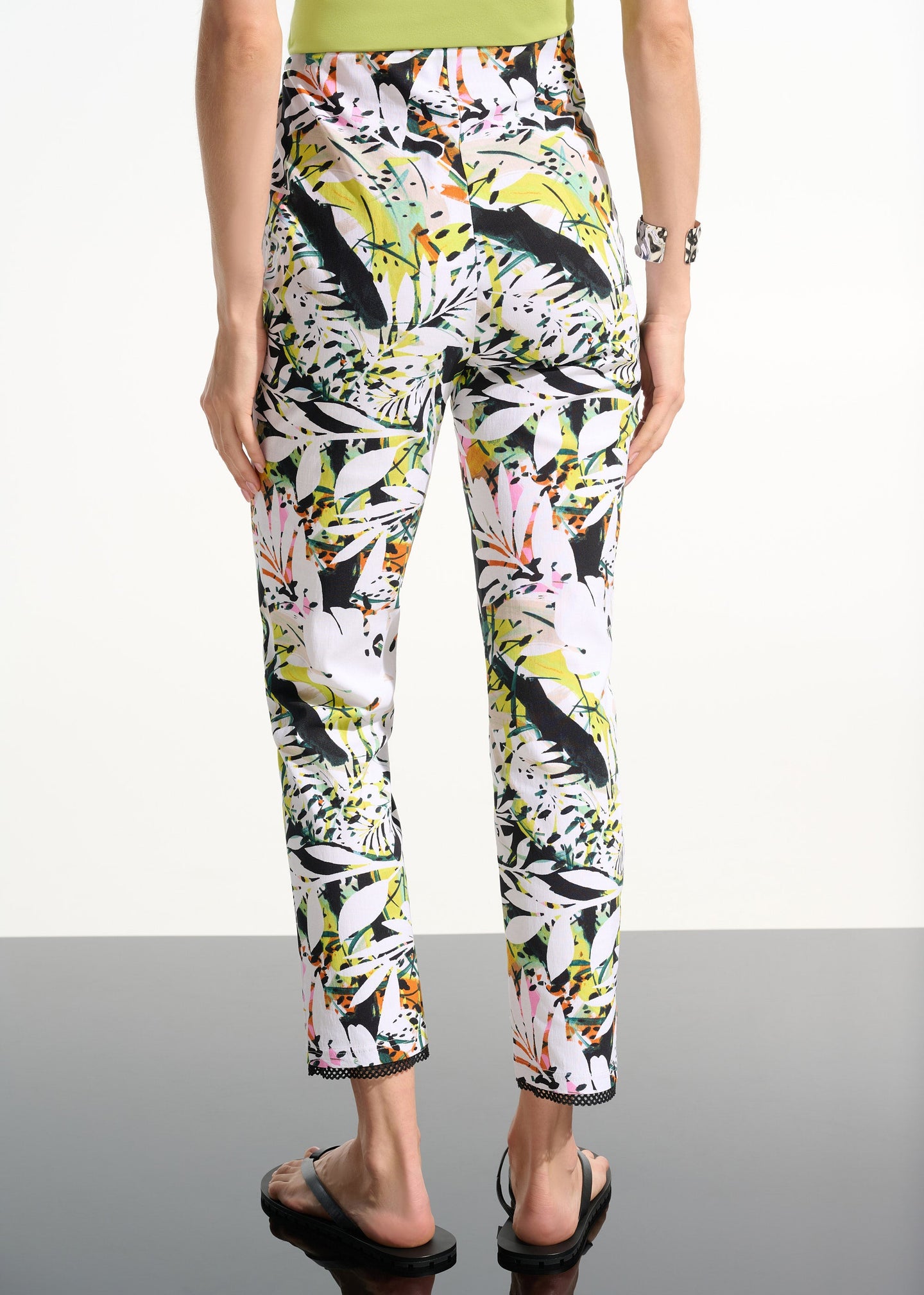 Joseph Ribkoff - Millennium Tropical Print Pull-On Pants