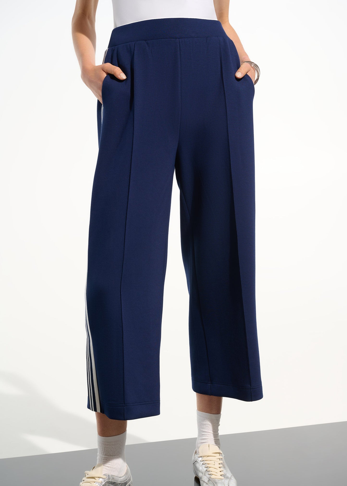 Joseph Ribkoff - Scuba Jersey Pull-On Culotte Pants