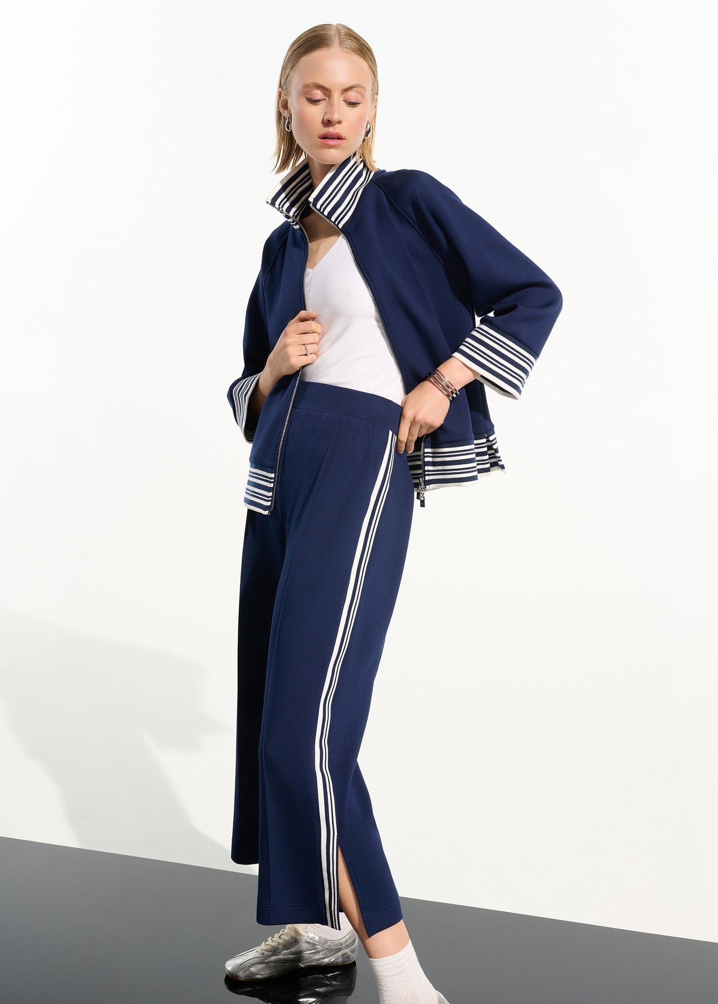 Joseph Ribkoff - Scuba Jersey Pull-On Culotte Pants