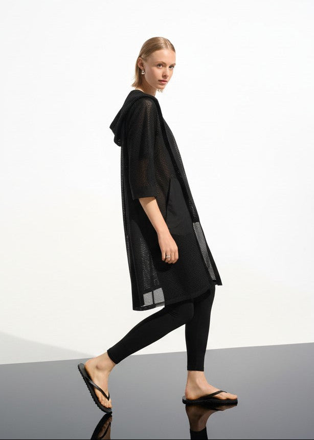 Joseph Ribkoff - Memory and Mesh A-Line Cover-Up With Hood