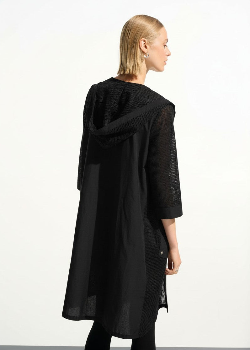 Joseph Ribkoff - Memory and Mesh A-Line Cover-Up With Hood
