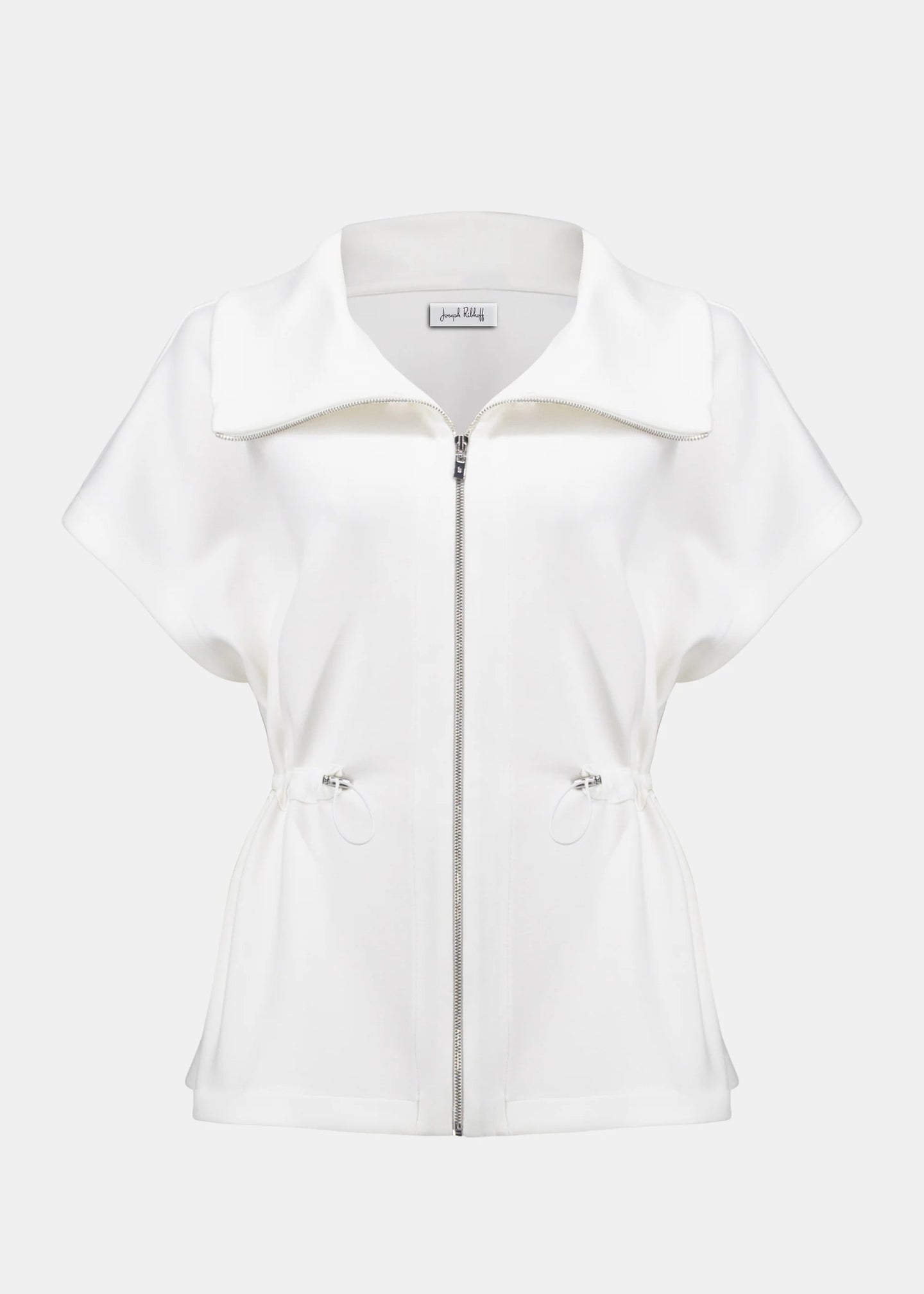 Joseph Ribkoff - Scuba Jersey Boxy Jacket With Drawstring Waist