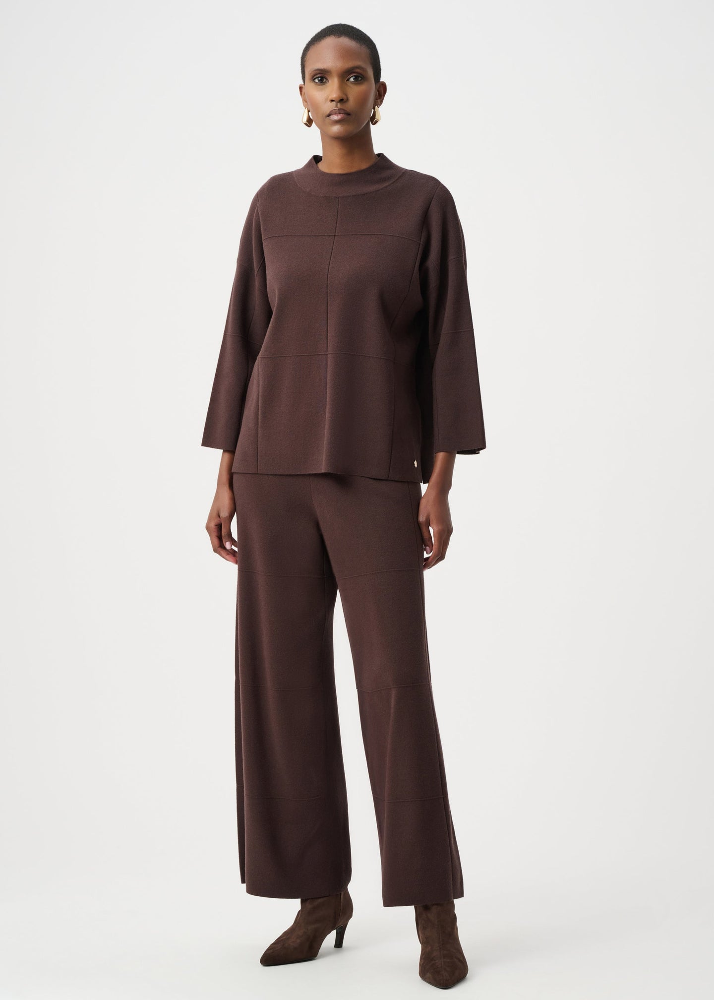 Joseph Ribkoff - Brushed Viscose Culotte Pants
