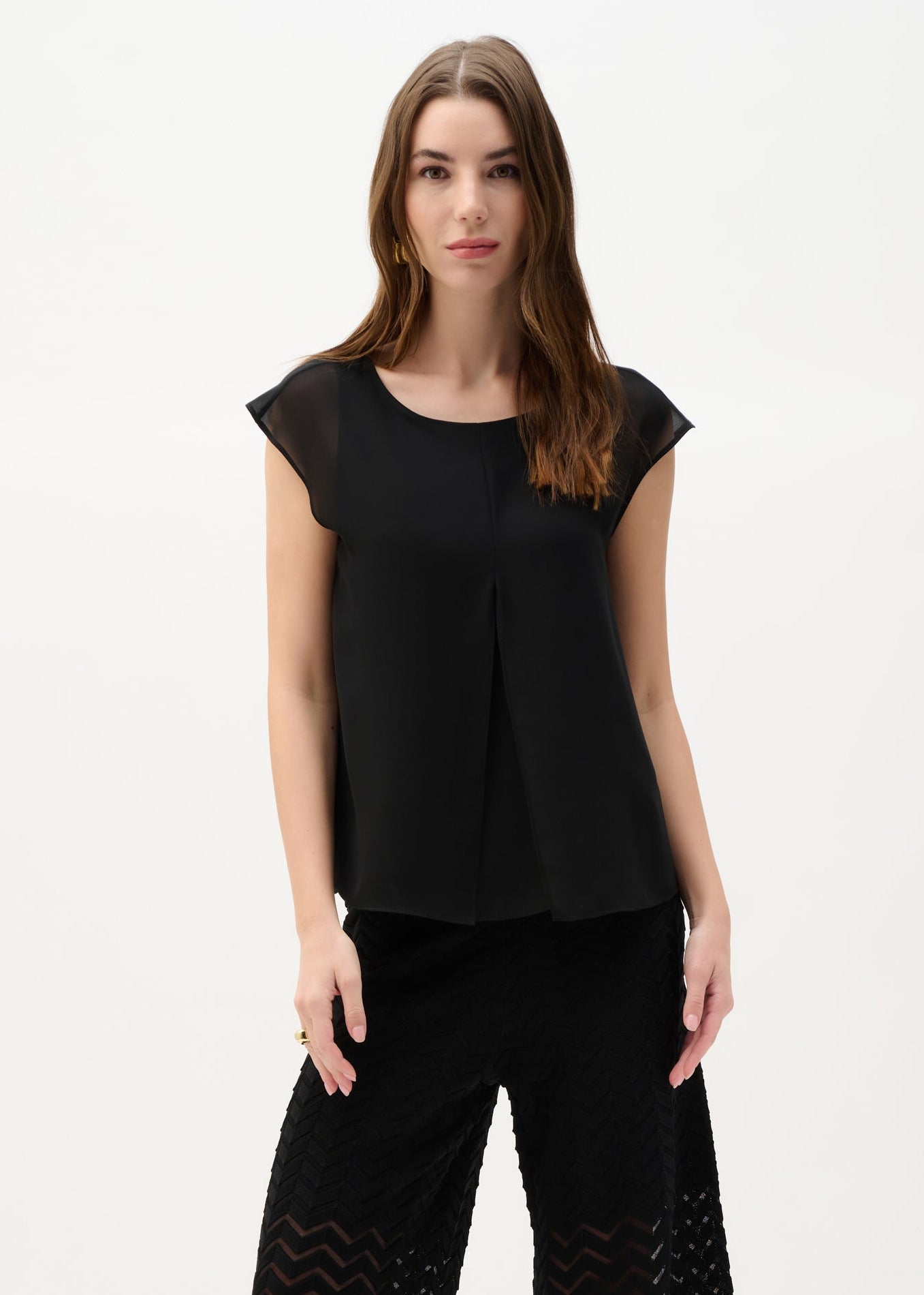 Joseph Ribkoff - Chic Plain Pullover Top