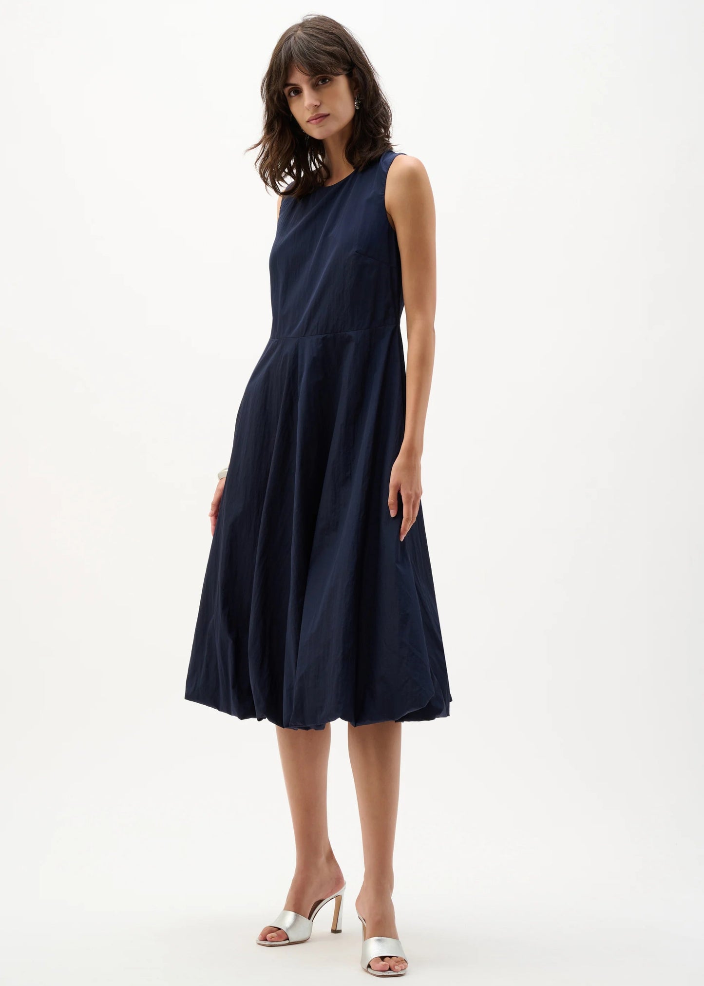 Joseph Ribkoff - Woven Parachute A-Line Dress With Bubble Skirt