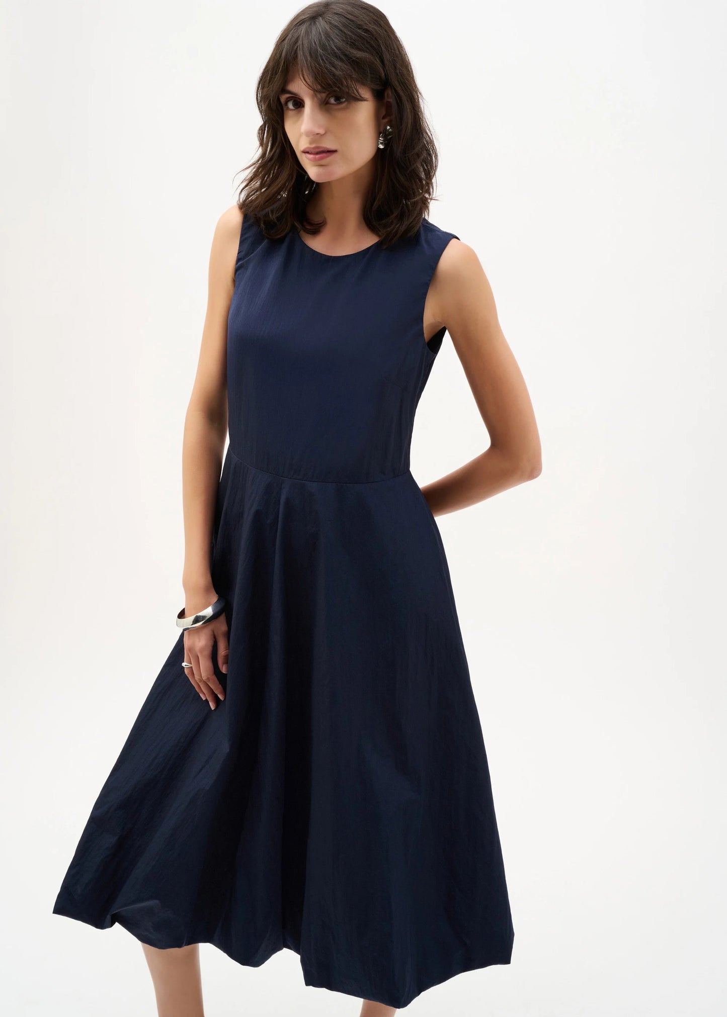 Joseph Ribkoff - Woven Parachute A-Line Dress With Bubble Skirt