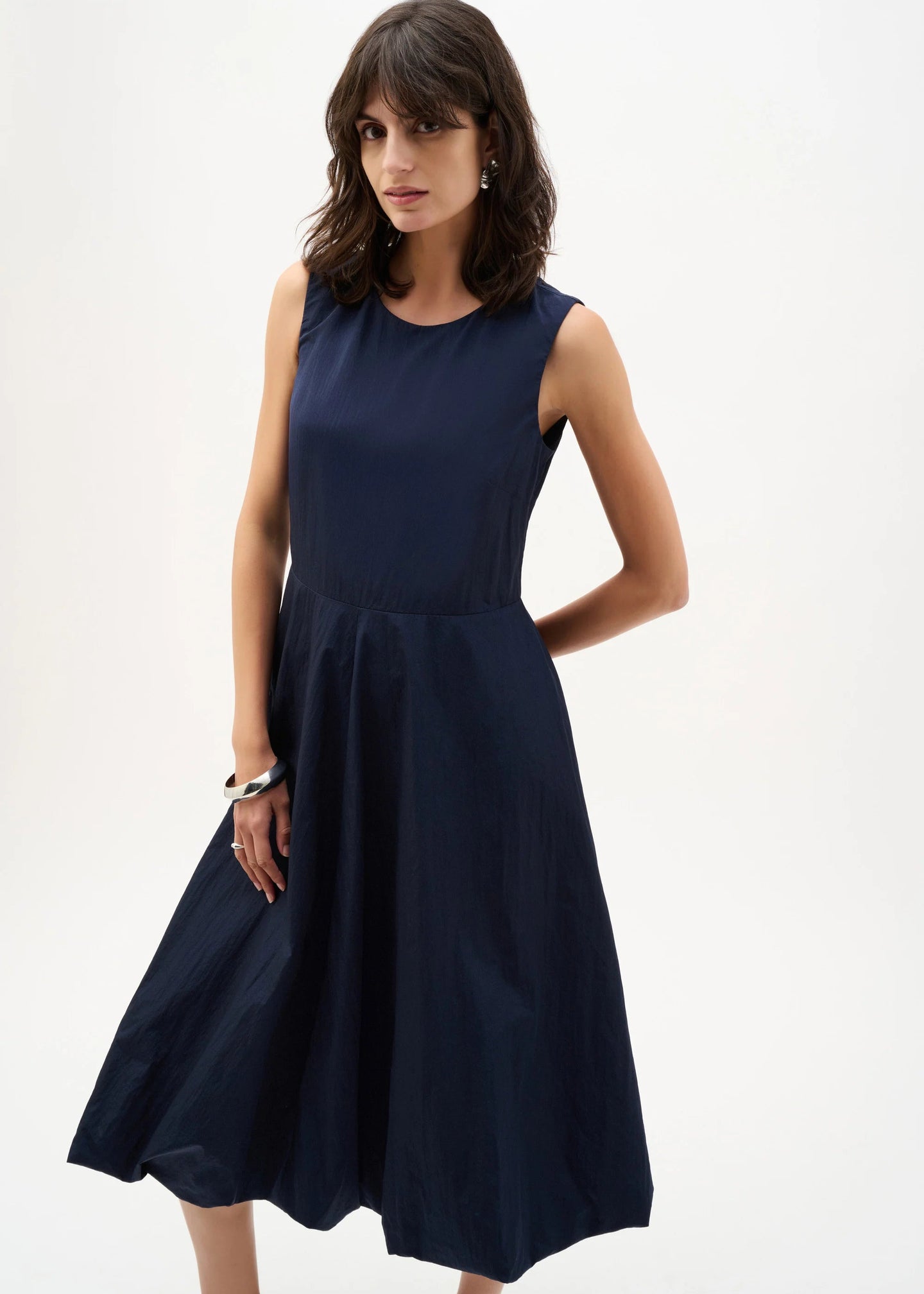 Joseph Ribkoff - Woven Parachute A-Line Dress With Bubble Skirt