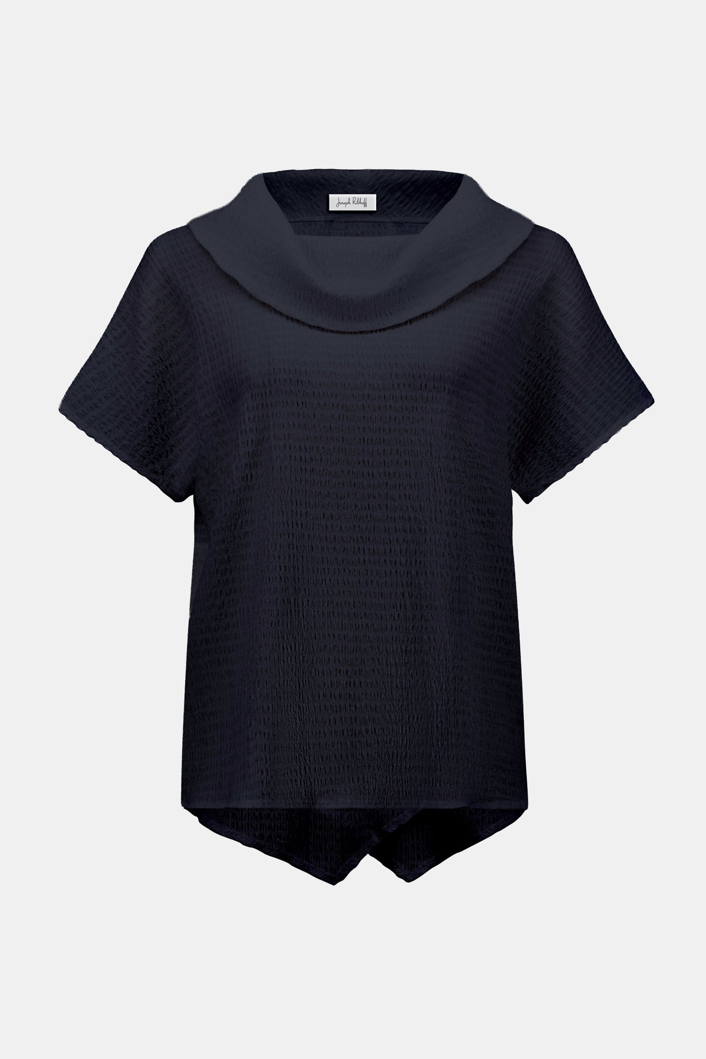 Joseph Ribkoff - Textured Knit Cowl Collar Boxy Top