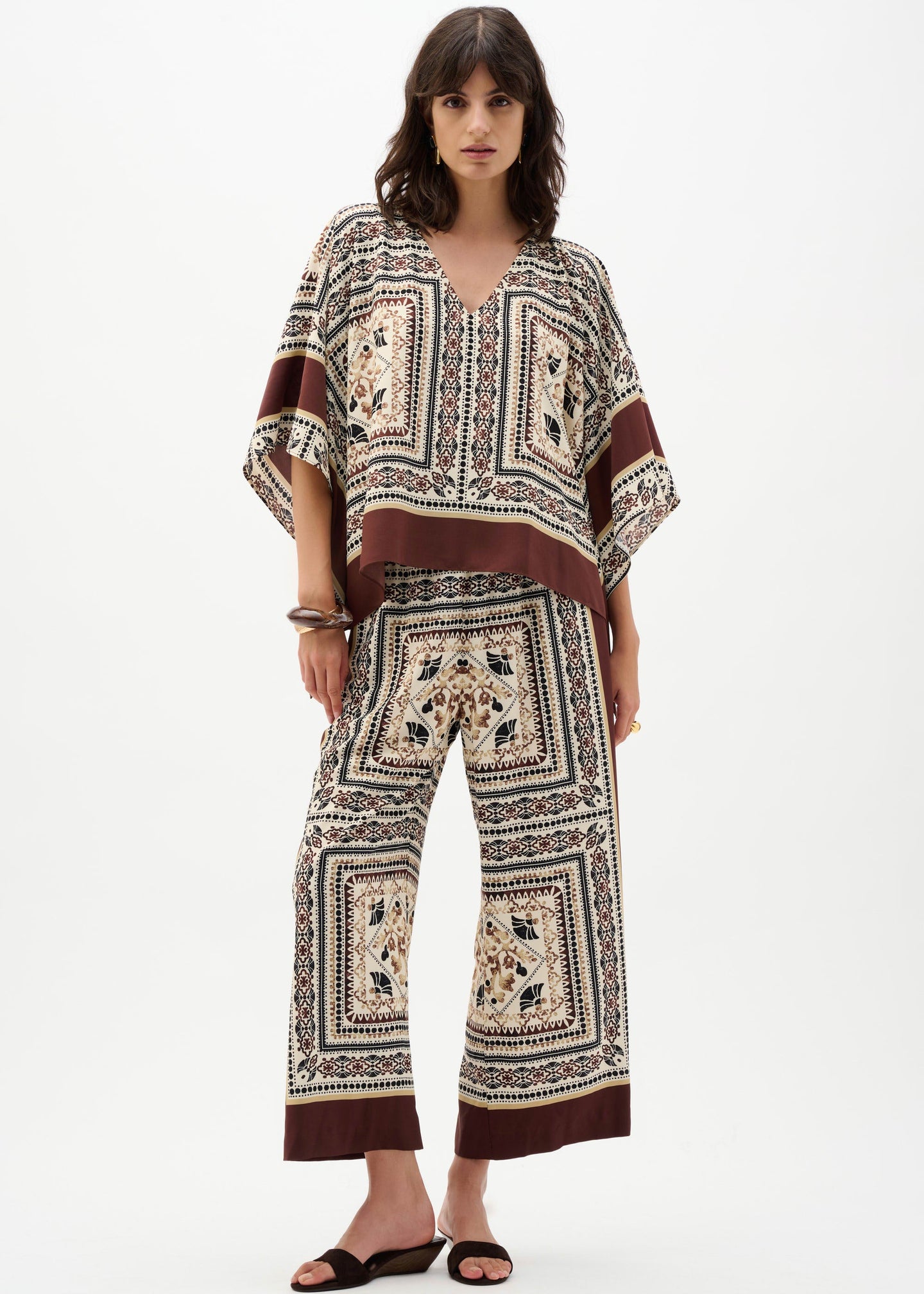 Joseph Ribkoff - Georgette Printed Poncho Top