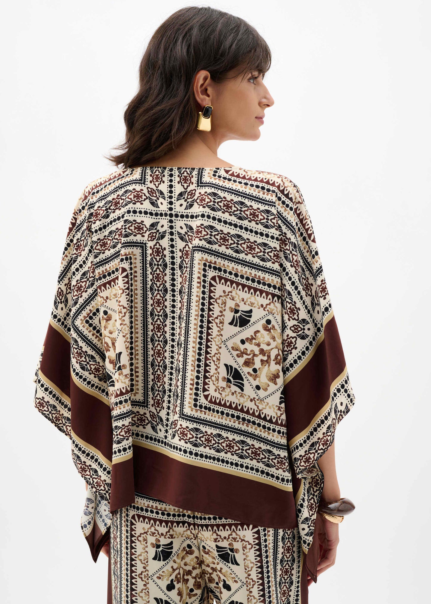 Joseph Ribkoff - Georgette Printed Poncho Top