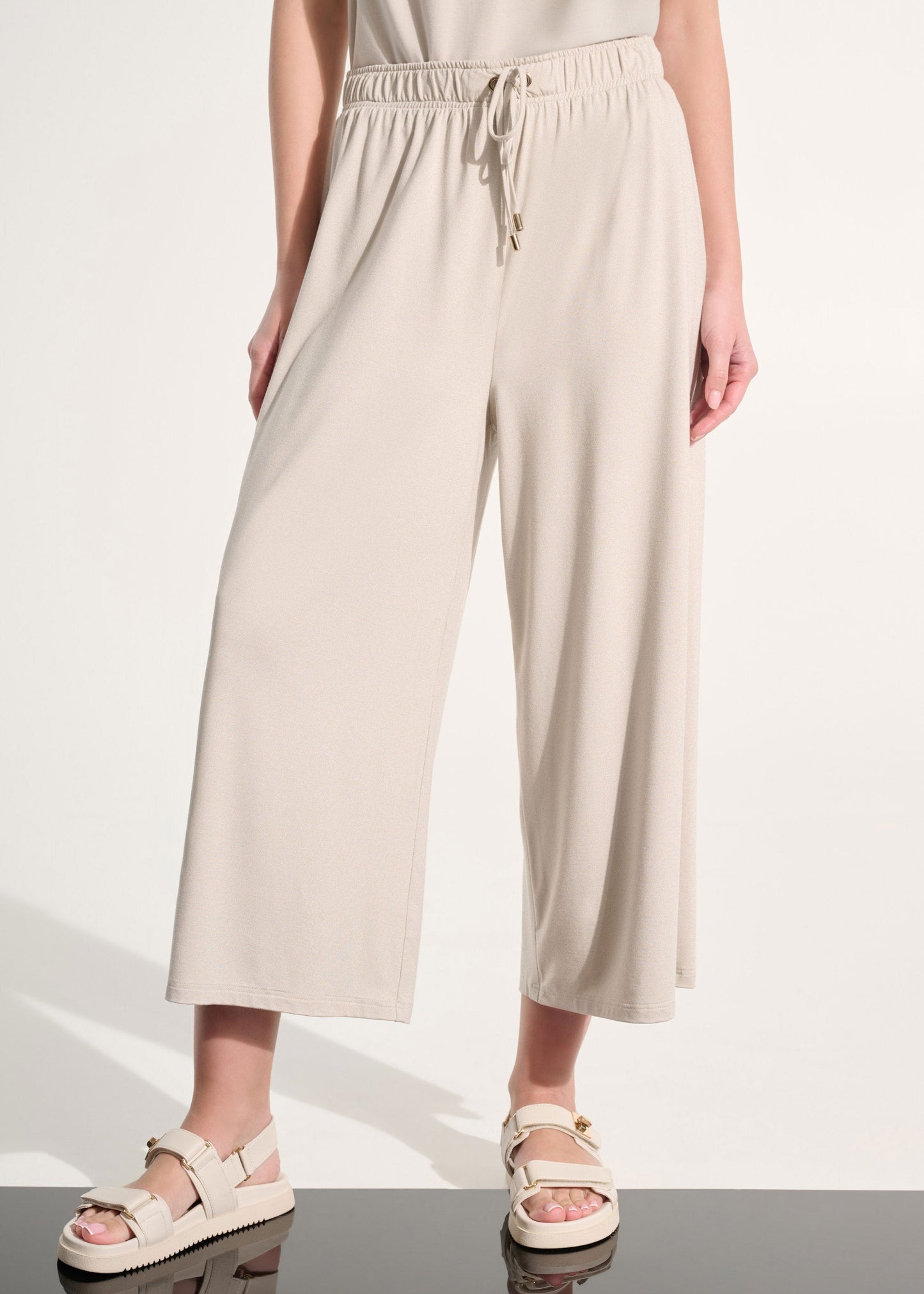 Joseph Ribkoff - Jersey Pull-On Culotte Pant With Tie Waist
