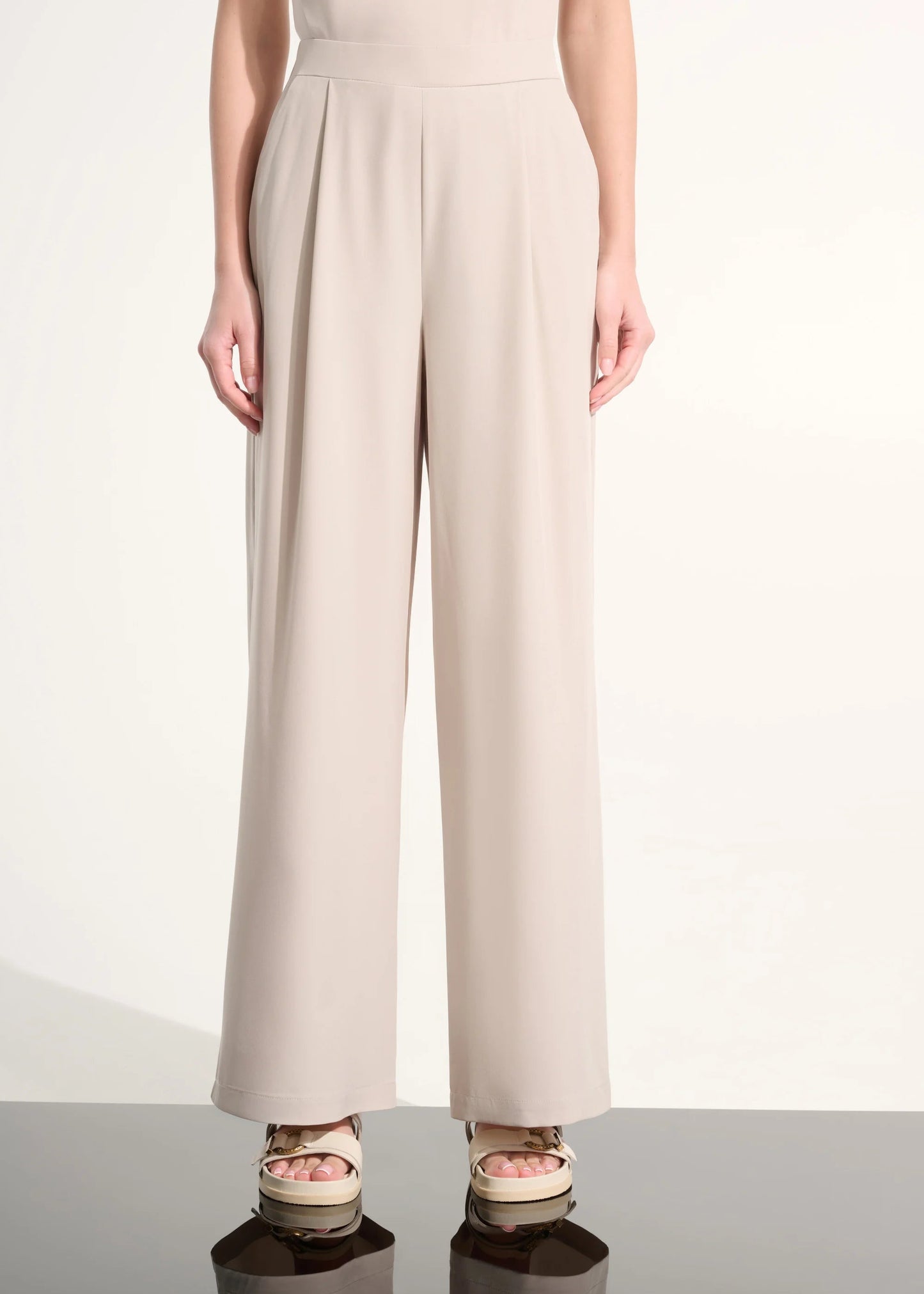 Joseph Ribkoff - Stretch Woven Pull-On Wide Leg Pants