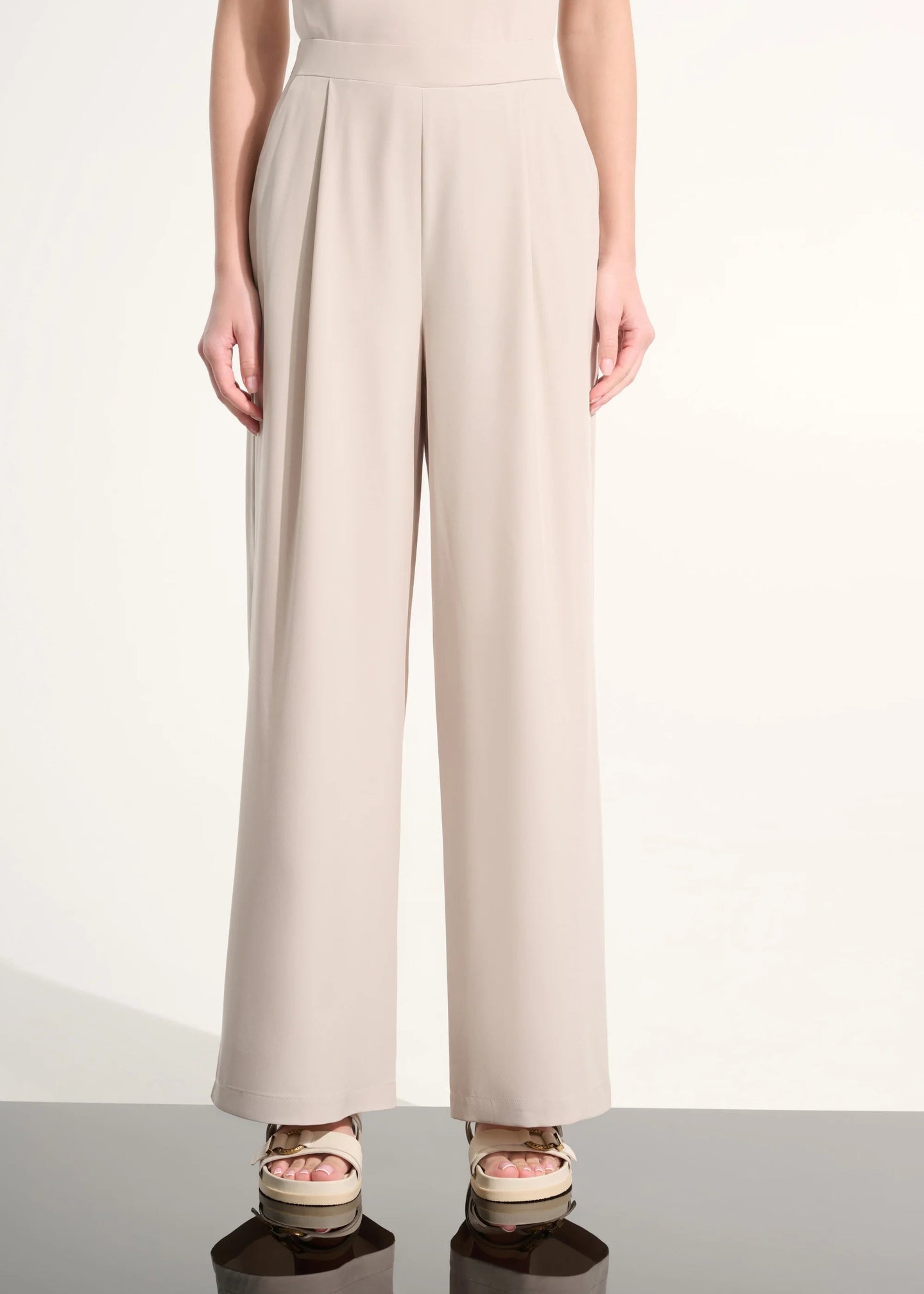 Joseph Ribkoff - Stretch Woven Pull-On Wide Leg Pants