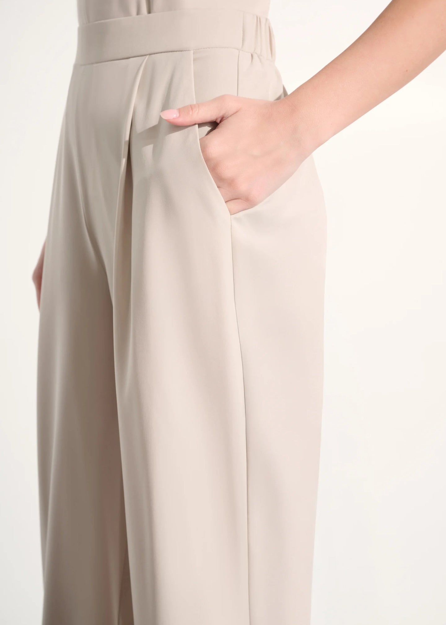 Joseph Ribkoff - Stretch Woven Pull-On Wide Leg Pants