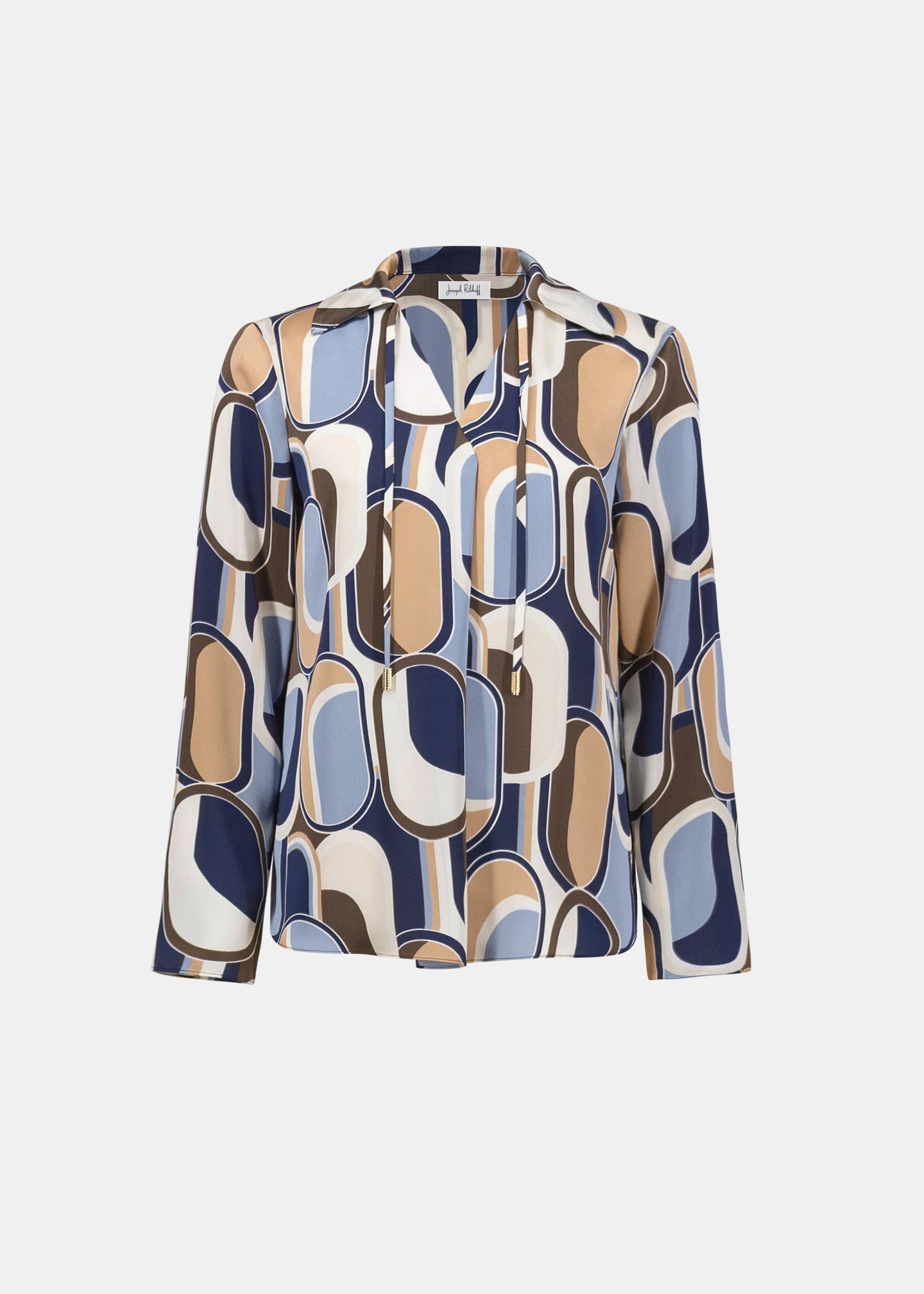Joseph Ribkoff - Recycled Satin Geometric Top
