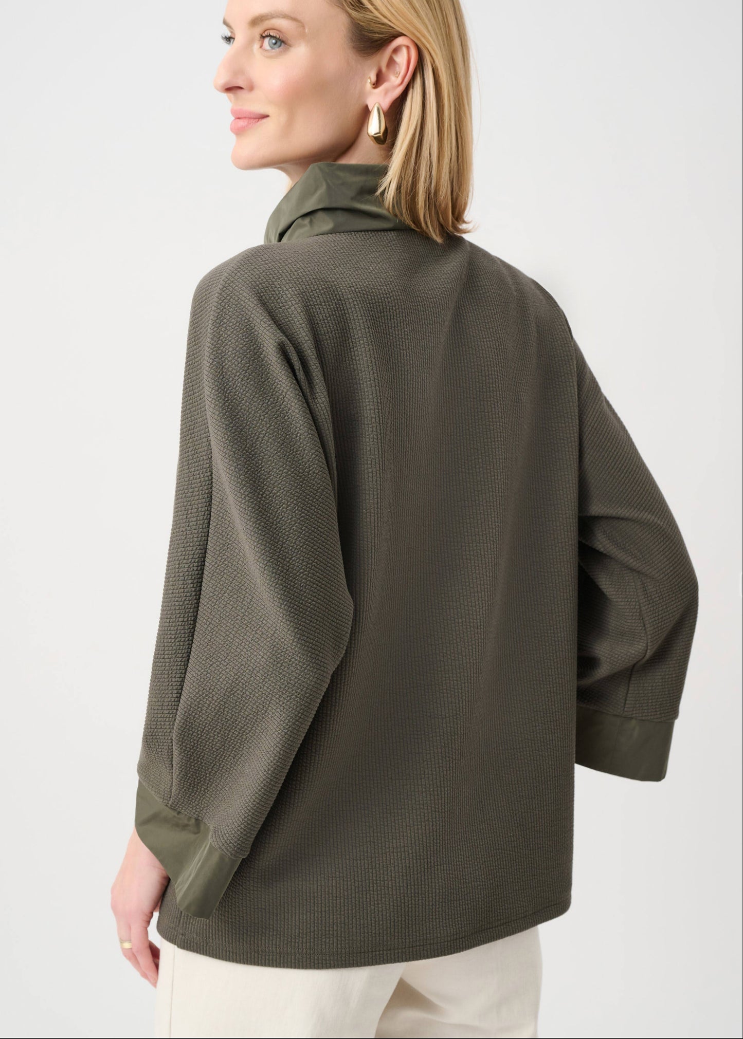 Joseph Ribkoff - Jacquard Sweater Trapeze Top