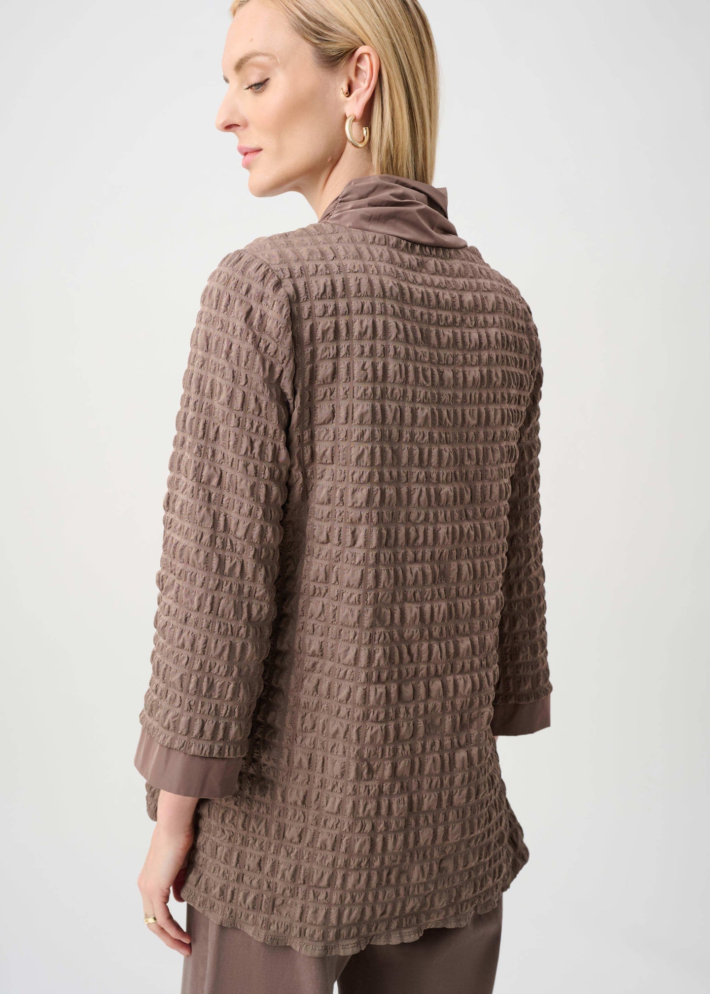 Joseph Ribkoff - Bubble Jacquard & Memory Straight Top