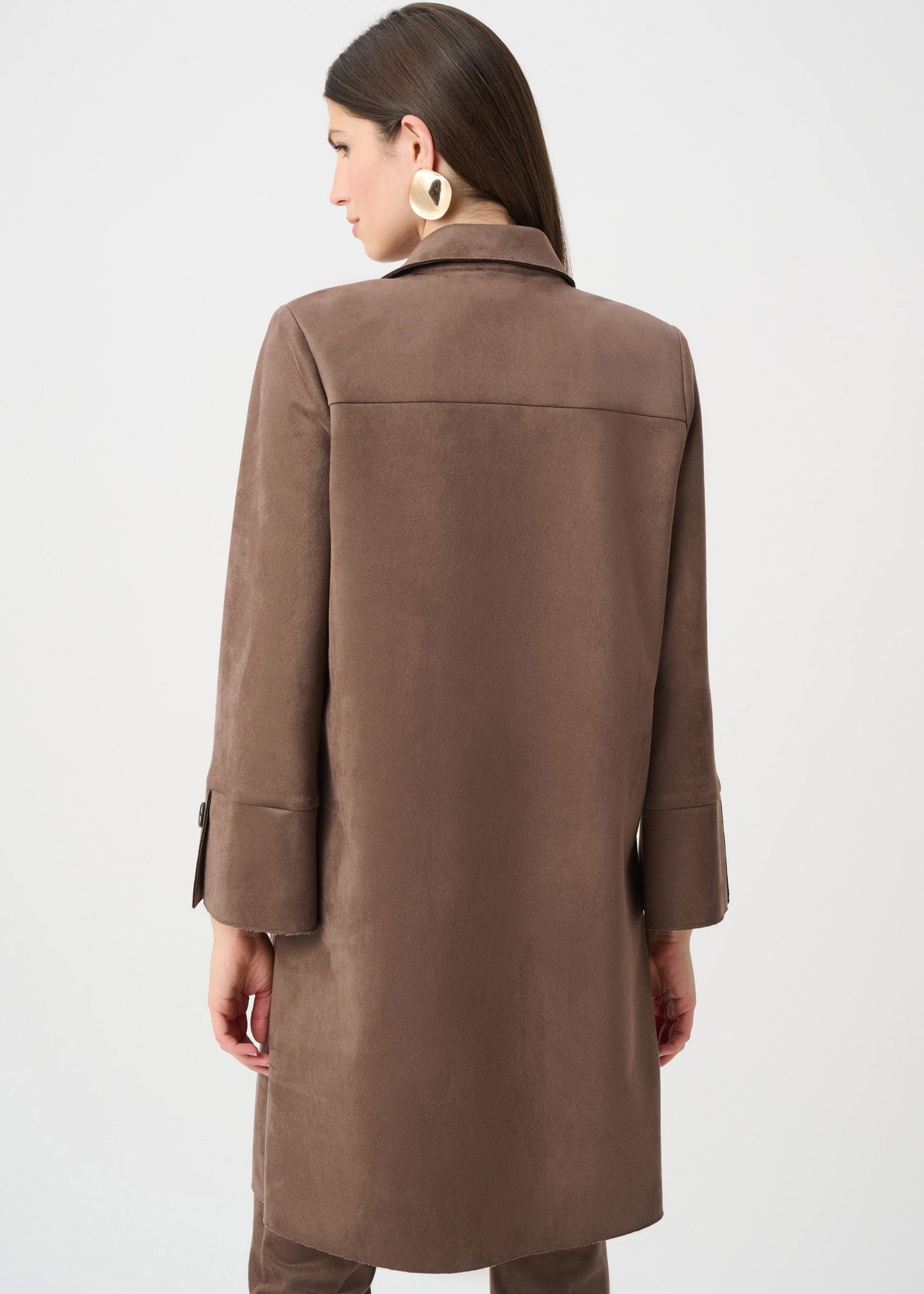 Joseph Ribkoff - Scuba Suede Straight Coat