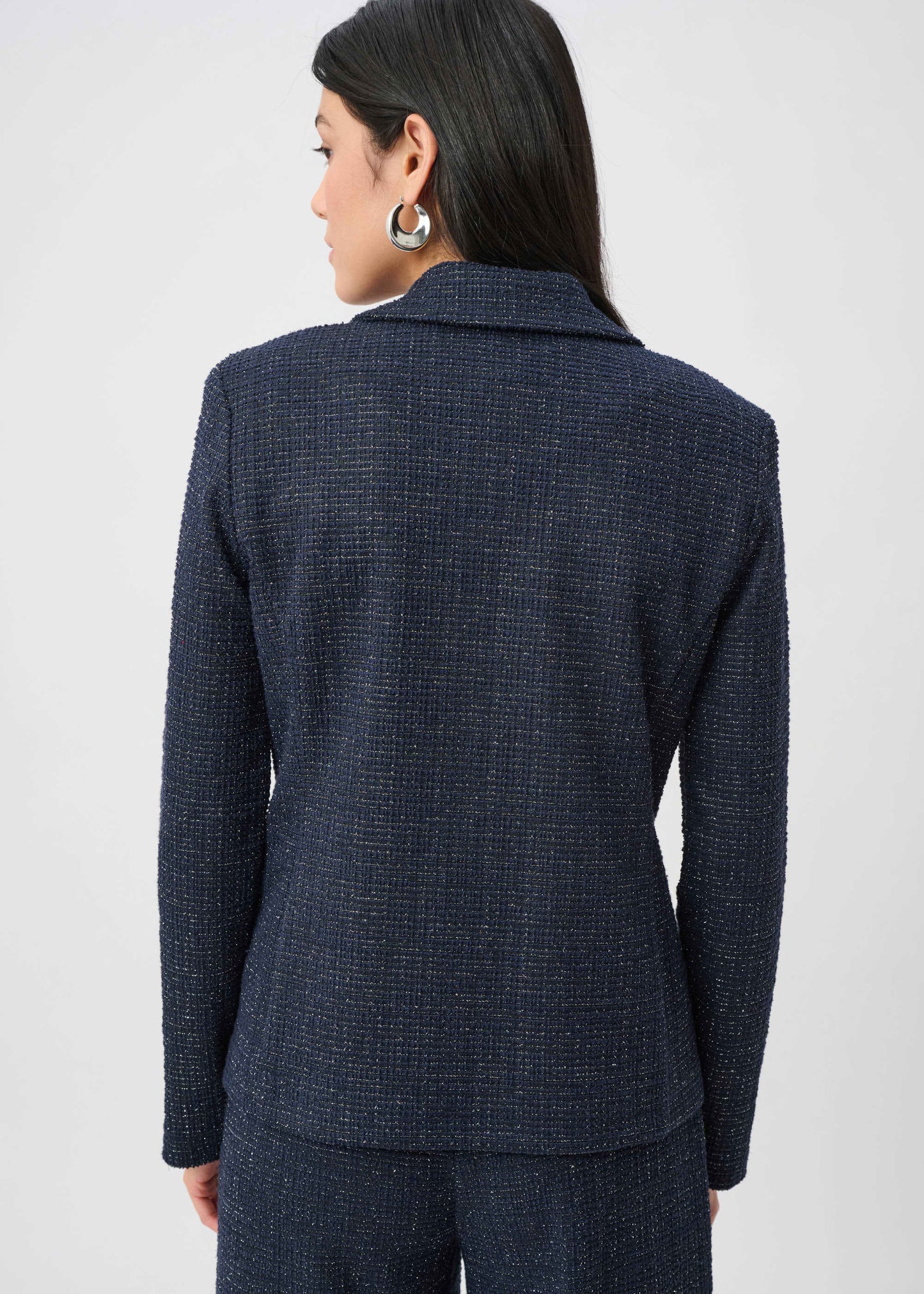 Joseph Ribkoff - Lurex Boucle Fitted Blazer