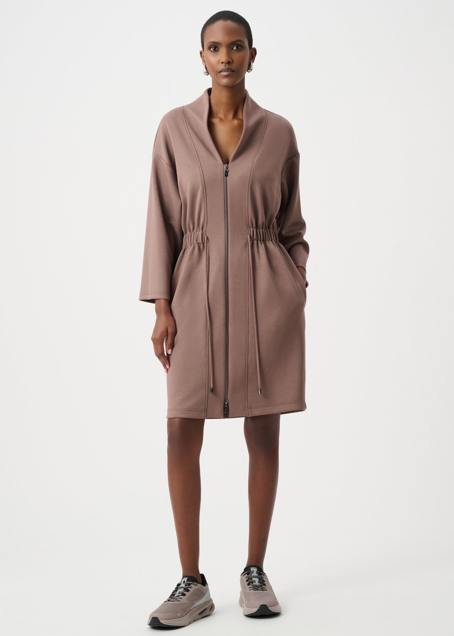 Joseph Ribkoff - Scuba Jersey Dress With Front Zipper