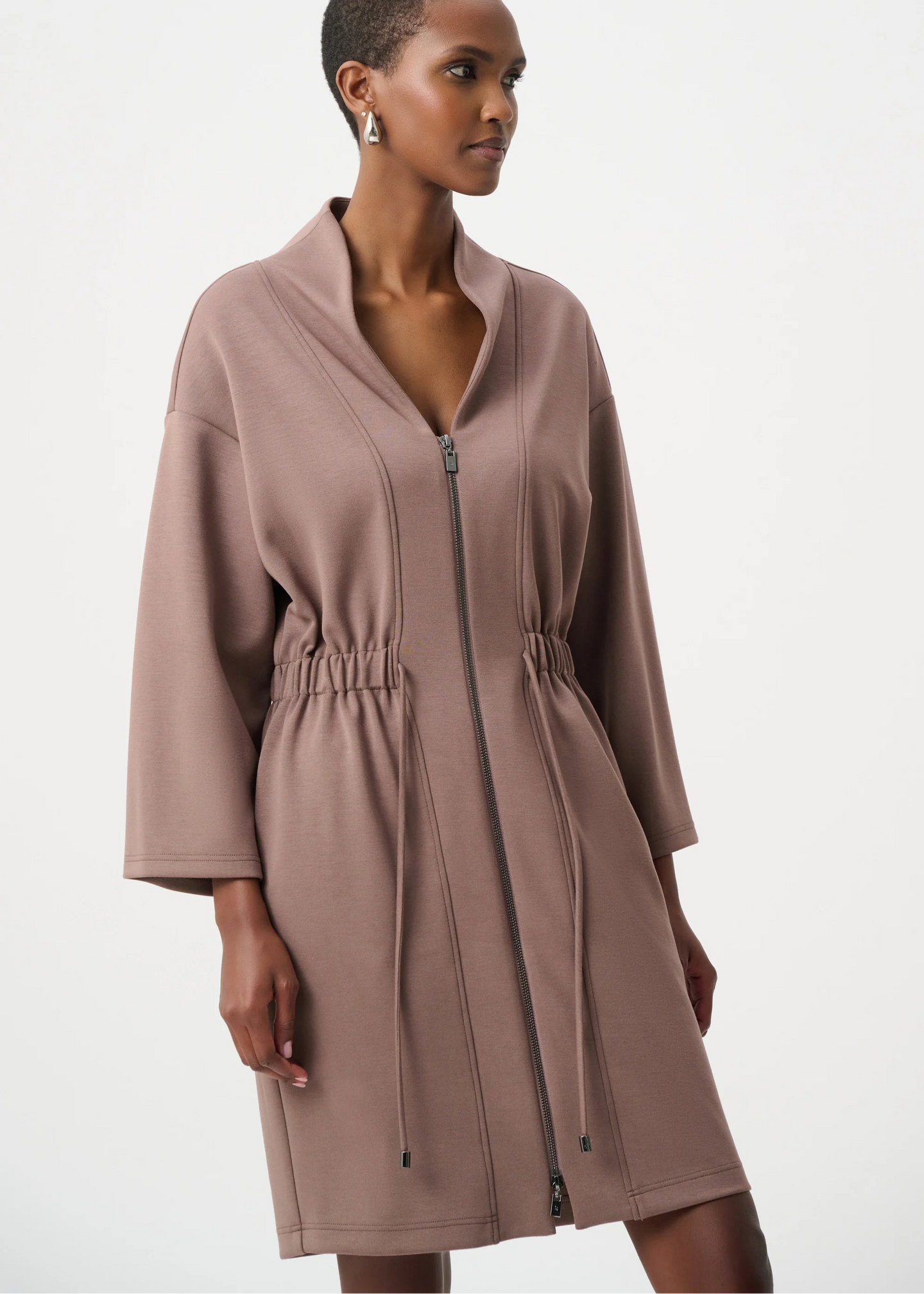 Joseph Ribkoff - Scuba Jersey Dress With Front Zipper