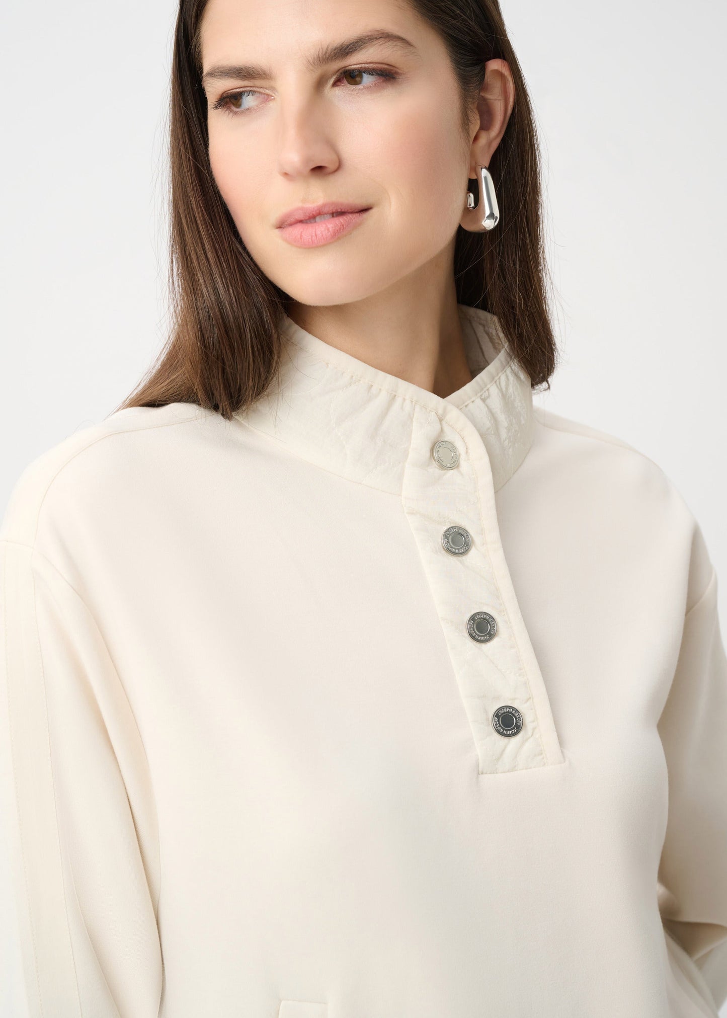 Joseph Ribkoff - Scuba Jersey Funnel-Neck Jacket